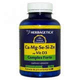 Ca+mg+se+si+zn organice cu d3 120cps herbagetica