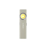 Cumpara ieftin Lanterna EDC Klarus E5, 600 lm, baza magnetica, clips, incarcare USB-C, EDC, dublu LED pentru apropiere si distanta, gri