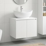 Cumpara ieftin Dulap pentru Chiuveta de Baie Alb 62,5 x 44,5 x 80 cm