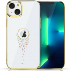 Husa Cover Kingxbar Teardrop Guard Series pentru iPhone 13 Pro Gold