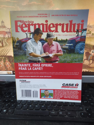 Revista Fermierului nr. 14/189, aug. 2019, Sohatu Călărași, Terradisc, 082, 082 foto