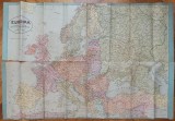 Europa// harta intocmita de Institutul Cartografic ,,Unirea" Brasov 1940