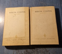Miron Costin Opere 2 volume Colectia Scriitori romani