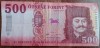B11 29 - Bancnota foarte veche - Ungaria - 500 forint - 2018