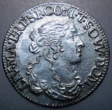 G.328 ITALIA TASSAROLO LIVIA CENTURIONI 1 LUIGINO 1666 XF ARGINT