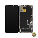 Display cu Touchscreen JK pentru Apple iPhone 12 / 12 Pro cu Rama Versiune OLED IC Movable Negru