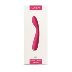 Iris - Vibrator punct G, roz, 18.5 cm