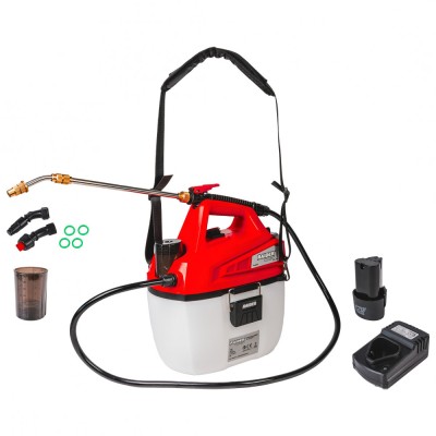 Pulverizator pe acumulator RD-BMD05, 5 l, 12 V, 2 Ah, 3 bar, 1.6 l / min, Raider 098108 foto