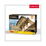 Cubic Fun - Puzzle 3D si Brosura-Colosseum 131 Piese