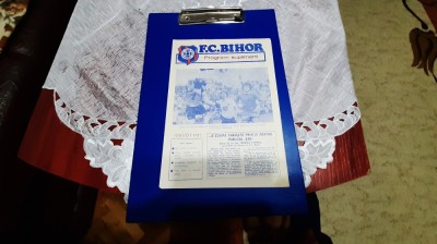 program- supliment FC Bihor Aug. 1983 foto