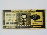 Cumpara ieftin Rara! Vietnam 50 Dong 1950 bancnota din imagini in stare foarte buna la cel mai mic pret