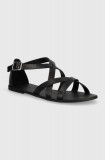 Cumpara ieftin Vagabond Shoemakers sandale de piele TIA 2.0 femei, culoarea negru, 5731-001-20