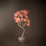 Lampă Decorativă LED, Trandafiri, USB/3 Baterii AA, Iluminare Albă, Roz, 48 cm
