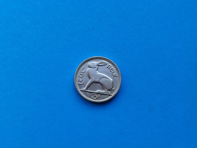 3 Pence 1928 Irlanda-Rar foto