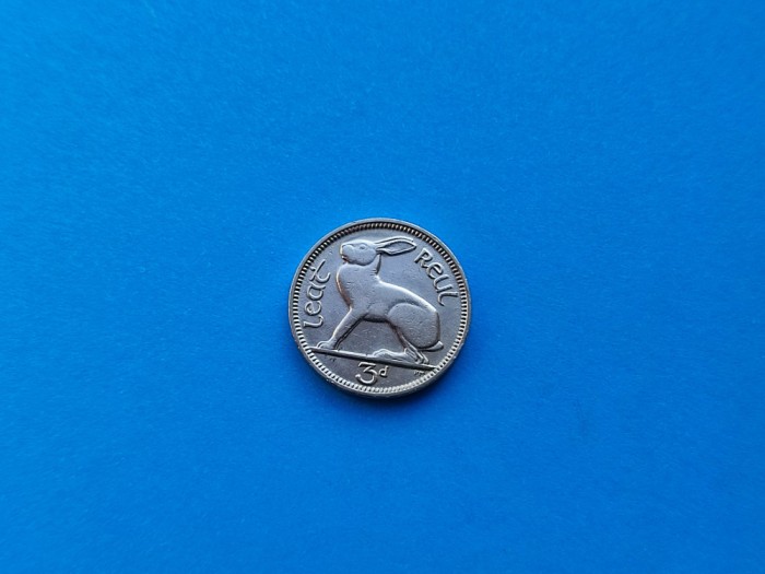 3 Pence 1928 Irlanda-Rar