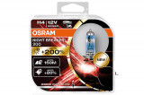 SET 2 BECURI 12V H4 60/55 W NIGHT BREAKER +200% OSRAM 20646, OSRAM&reg;