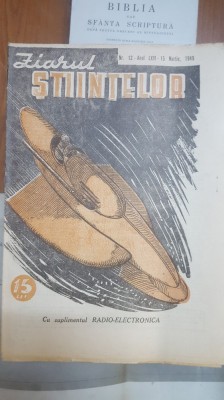 Ziarul Științelor, Nr. 12, Anul LXIII, 15 martie 1949 foto