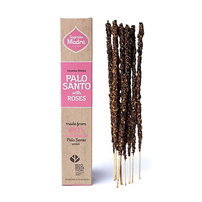BEȚIȘOARE PARFUMATE NATURALE CU ARDERE PRELUNGITĂ | &quot;SAGRADA MADRE&quot; | PALO SANTO + TRANDAFIRI