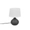 Veioza/Lampa de masa MARTIN, alb/maro, dulie E14 -TRIO