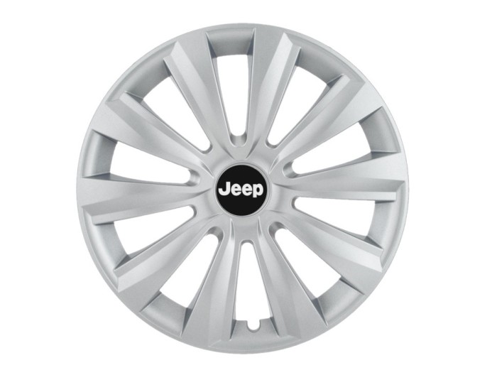 Set 4 capace roti Delta cromat R15 pentru gama auto Jeep