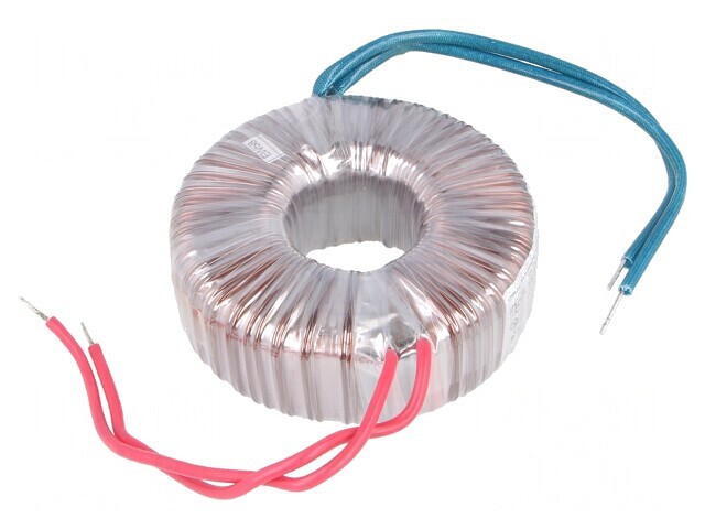 Transformator toroidal 100VA 230V 15V 6.66A cu cabluri
