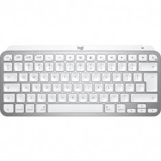 Tastatura Logitech MX Keys Mini pentru Mac, Bluetooth, US INTL layout, Pale Grey