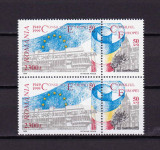 RO 1999 LP 1483 &quot;50 ani Consiliul Europei&quot; - serie cu vinieta-pereche V ,MNH, Religie, Nestampilat