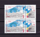 Cumpara ieftin RO 1999 LP 1483 &quot;50 ani Consiliul Europei&quot; - serie cu vinieta-pereche V ,MNH, Religie, Nestampilat