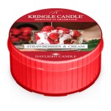 Kringle Candle Strawberries &amp; Cream lum&acirc;nare 42 g