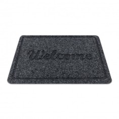 Covor antiderapant WELCOME 2098 exterior, interior - antracit, 50x80 cm