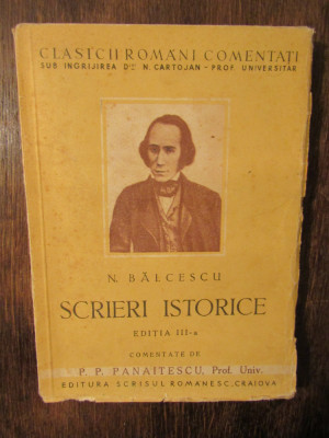 Scrieri istorice - N. Bălcescu foto