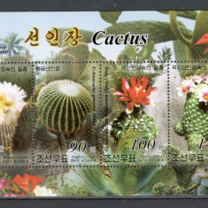 Coreea de Nord.2004 Flori de cactusi-Bl. supr. DF.66
