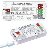 Cumpara ieftin Controller LED ESP32 WLED WeiguoIOT, USB-C 5-24V 16A, Wi-Fi, App Control, benzi adresabile WS2812B SK6812 DOM-WLE-10P
