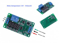 Releu de temporizare programabil 0.1 sec - 270 h 12V foto