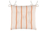 Pernă De Scaun St Trop Alb/Coral 40X40 Cm, Culoare Alb/Coral, 100% Bumbac