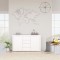 Dulap, alb extralucios, 120x36x69 cm, lemn prelucrat