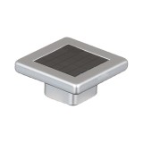 Cumpara ieftin Buton pentru mobila patrat, cu model, X2-101, saten + negru