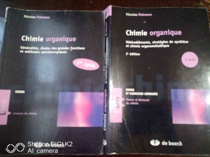 Chimie organique I-II-Nicolas Rabasso