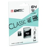 Card de memorie Emtec microSDHC, 64GB, CL10