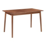 Masa dining Klijori pentru 6 persoane, 140x70 cm, finisaj nuc