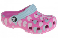 Papuci flip-flop Crocs Classic Easy Icon Clog K 207592-6SX Roz foto