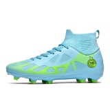 Ghete de fotbal MBrands, 8.2 cu glezna, crampoane, culoarea verde 44, 35 - 43