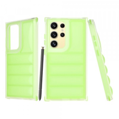 Husa pentru Samsung Galaxy S24 Ultra S928, Techsuit, Wave Shield, Verde foto