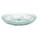 Farfurie din Plastic Verde Menta cu Model Reliefat, &Oslash;25.7 cm, CMCLASS