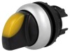 Comutator Rotativ 22mm Galben 2 Pozitii