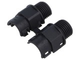 Conector final drept M16 exterior metric poliamidă negru LAPP