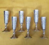6 PAHARE MICI DIN ARGINT PENTRU VODCA-RUSIA SOVIETICĂ-KIEV-ANII 30-165 GRAME