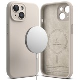 Ringke - Silicone Magnetic MagSafe - iPhone 15 Plus - Stone