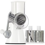 azatoare manuala rotativa 3 in 1 cu manivela, tocator legume, branza, nuci, tamburi inox