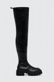 Cumpara ieftin Buffalo cizme Nabu Over femei, culoarea negru, cu platforma, 1622347